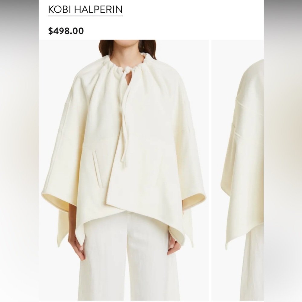 Kobi Halperin Mimi Wool and Cashmere Coat NWOT